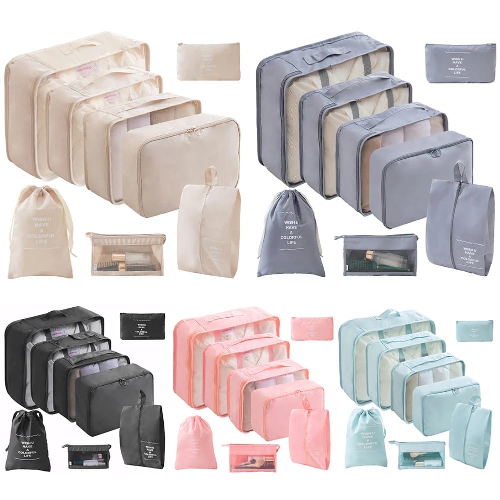 Organizador de maletas de 8 piezas