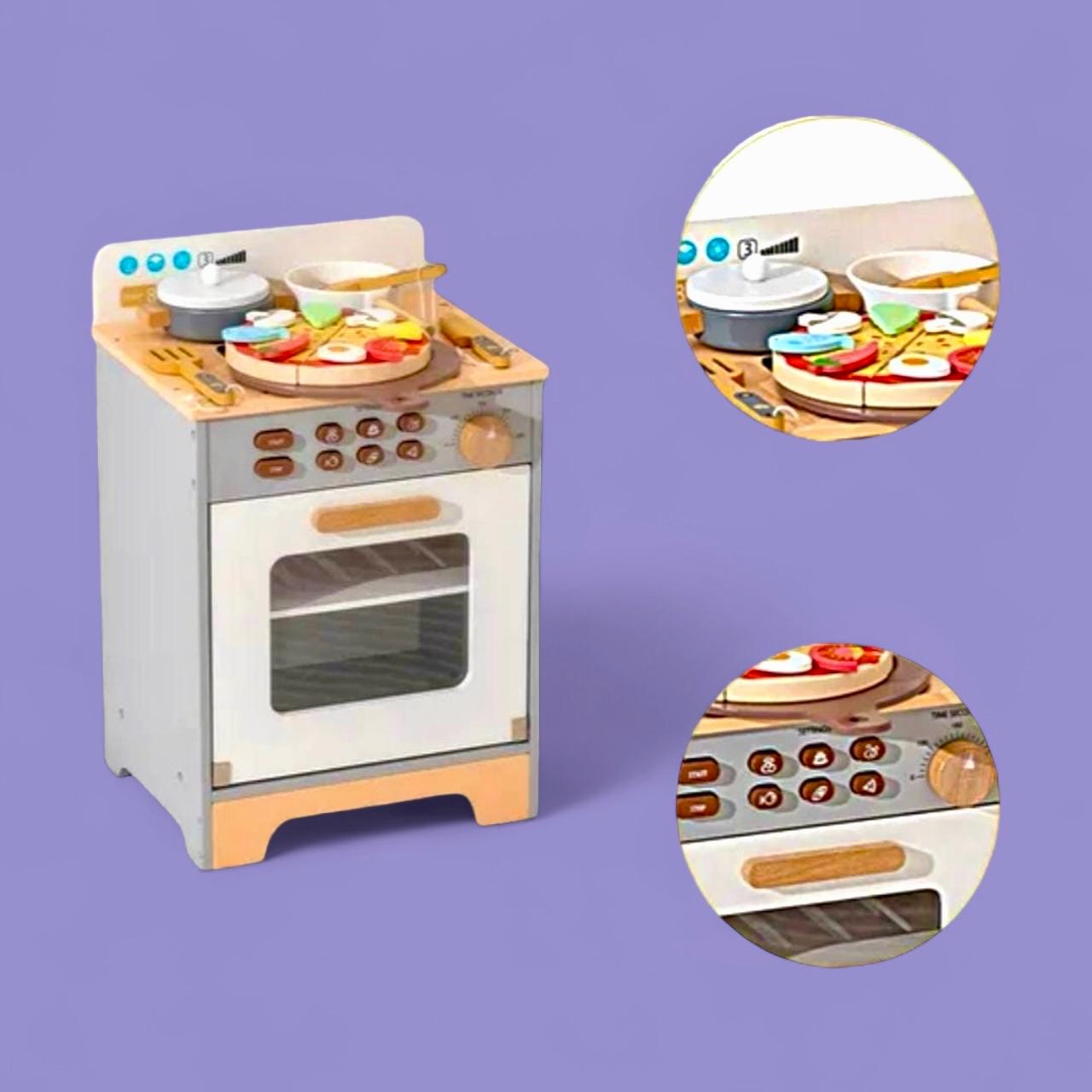 kit de cocina madera 8 piezas